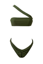 Load image into Gallery viewer, Axial One-Shoulder Bikini - Olive
