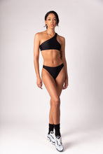 Load image into Gallery viewer, Alaia One-Shoulder Bikini - Black
